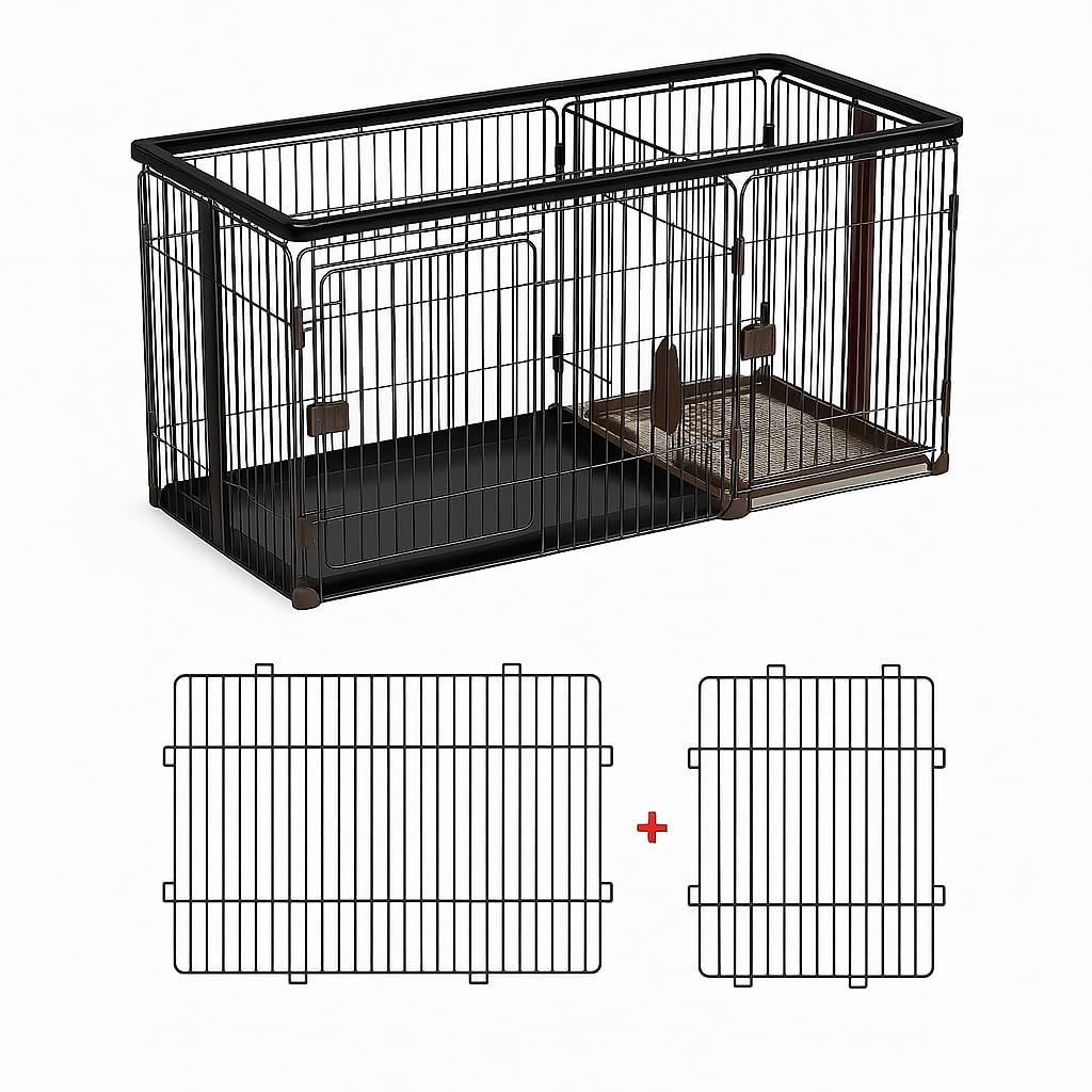 ペットサークル 犬用ケージ 犬ゲージ ペットサークル 屋根なし 楽天市場】【屋根付きセット】犬 ケージ 幅120×奥行80 PWSR-1280 送料